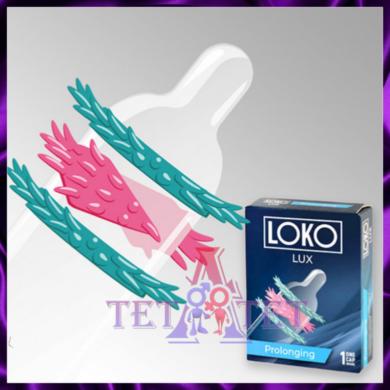Стимулирующая насадка на пенис 19см с продлевающим эффектом Sitabella Loko Lux